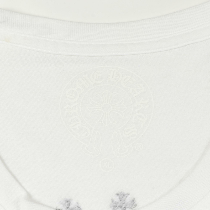 鉻心 CHP 男士純棉白色黑色二手T卹-2