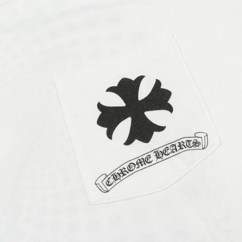 鉻心 CHP 男士純棉白色黑色二手T卹-9