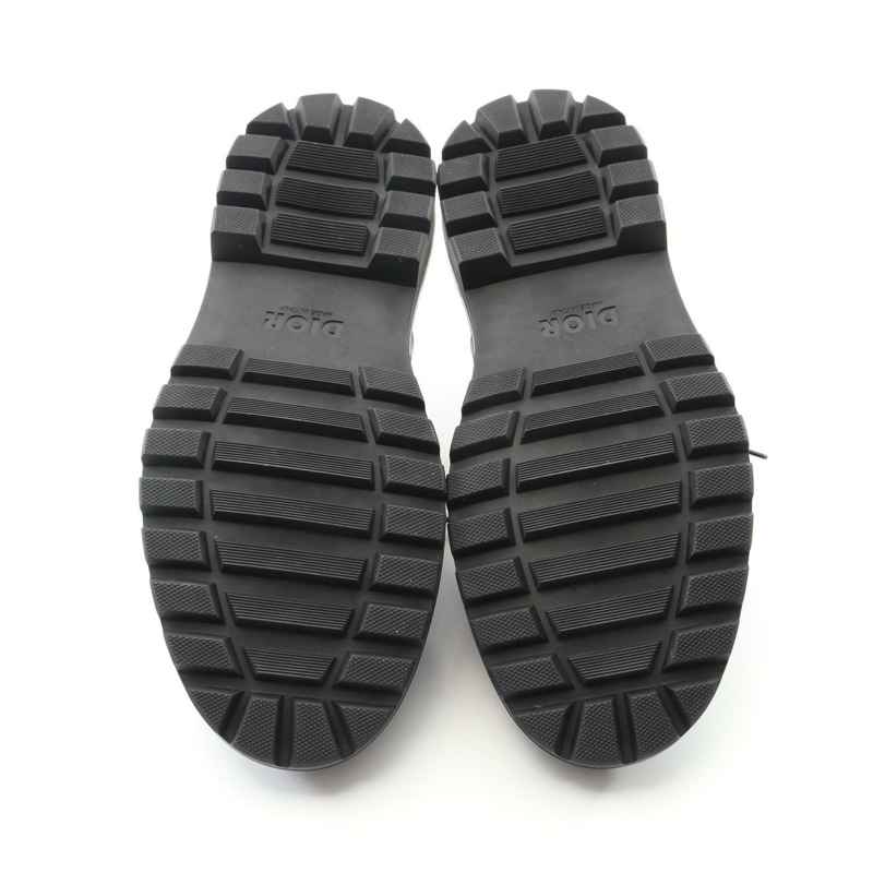 Dior Dior Explorer Derby Shoes Oblique 正裝鞋 皮革帆布 黑色 米色 海軍藍 二手 男士-3