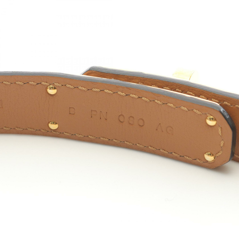 愛馬仕 Kelly 腰帶,霧面鱷魚皮,綠色,二手,女款-4