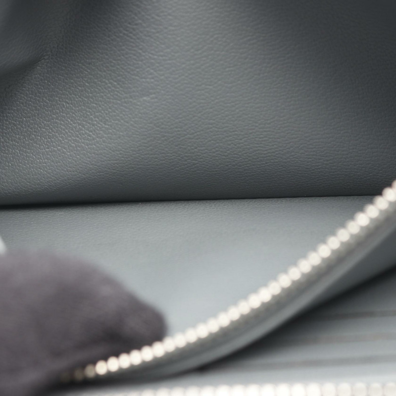 路易威登 Zippy 長版皮夾,附掛鎖,異國風情皮革,灰色,二手女款-6