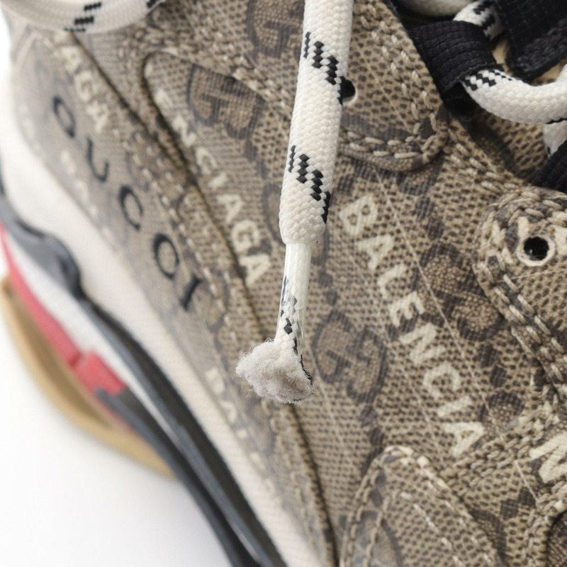 GUCCI × BALENCIAGA TRIPLE S GG Supreme 聯名帆布運動鞋 681066 米色 男款 27 碼-11