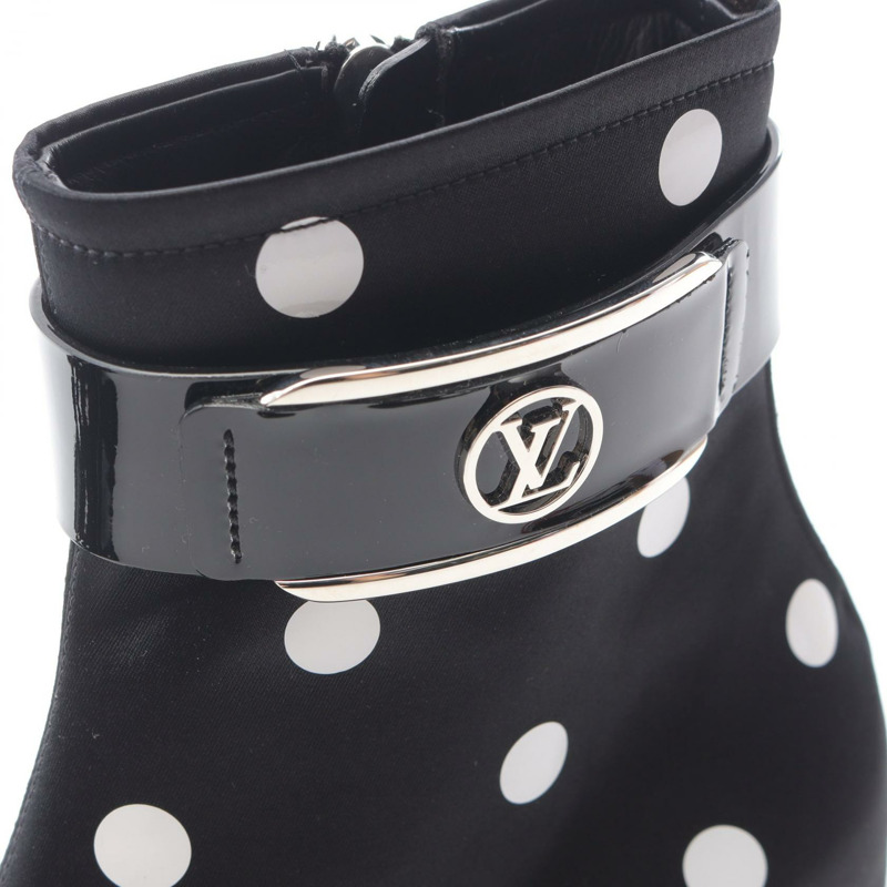 路易威登 Moonlight Monogram 女靴 1AA0KD 漆皮織物 #36.5-9