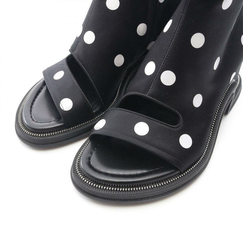 路易威登 Moonlight Monogram 女靴 1AA0KD 漆皮織物 #36.5-10