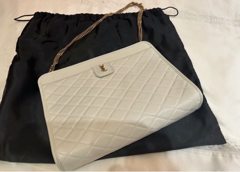 YSL 羊皮 菱格包 🤍🤍🤍💙-2