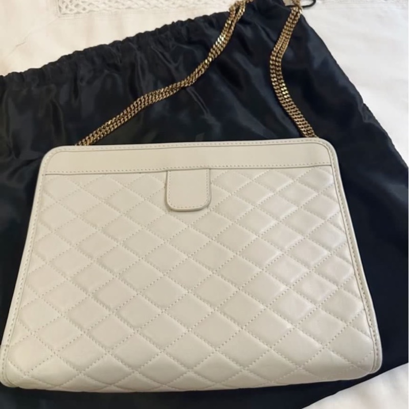 YSL 羊皮 菱格包 🤍🤍🤍💙-8