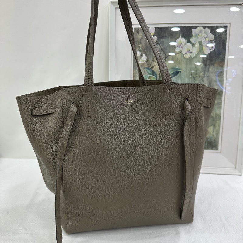 Celine 賽琳 Cabas phantom大象灰大號 tote-5