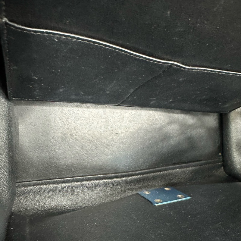 Celine瑟琳trapeze系列黑色中型鞦韆包-9