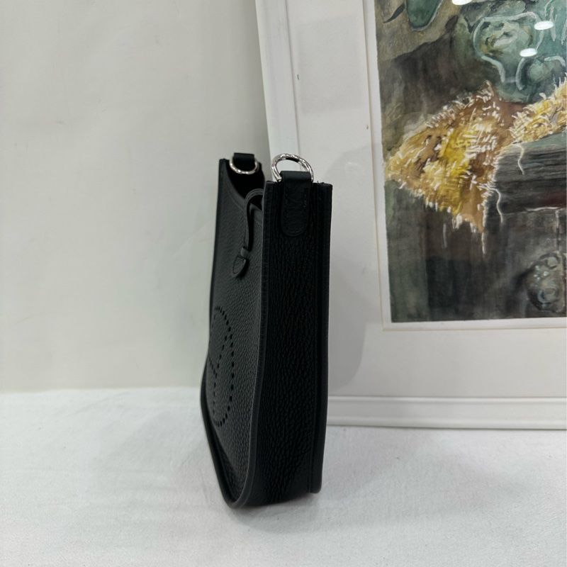 Hermes 爱马仕 Evelyne mini 伊芙琳16 黑银银扣Z刻-4