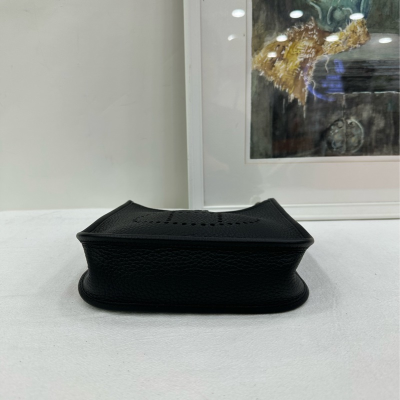 Hermes 爱马仕 Evelyne mini 伊芙琳16 黑银银扣Z刻-5