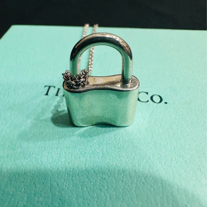 Tiffany&Co.1837系列愛情鎖頭925純銀項鍊-9