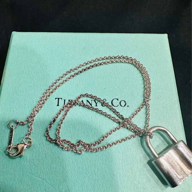 Tiffany&Co.1837系列愛情鎖頭925純銀項鍊-10