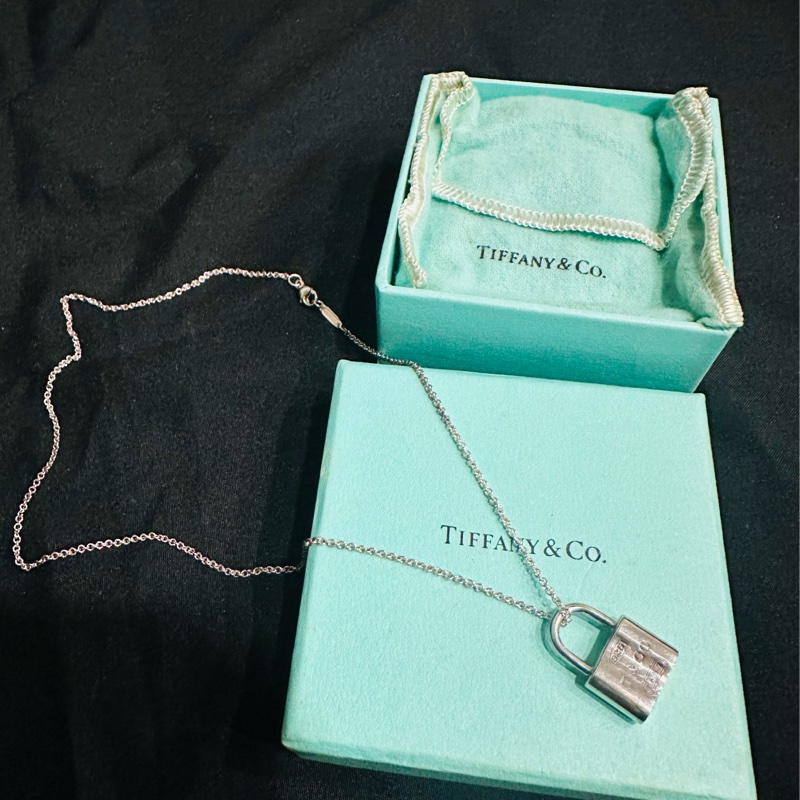 Tiffany&Co.1837系列愛情鎖頭925純銀項鍊-11