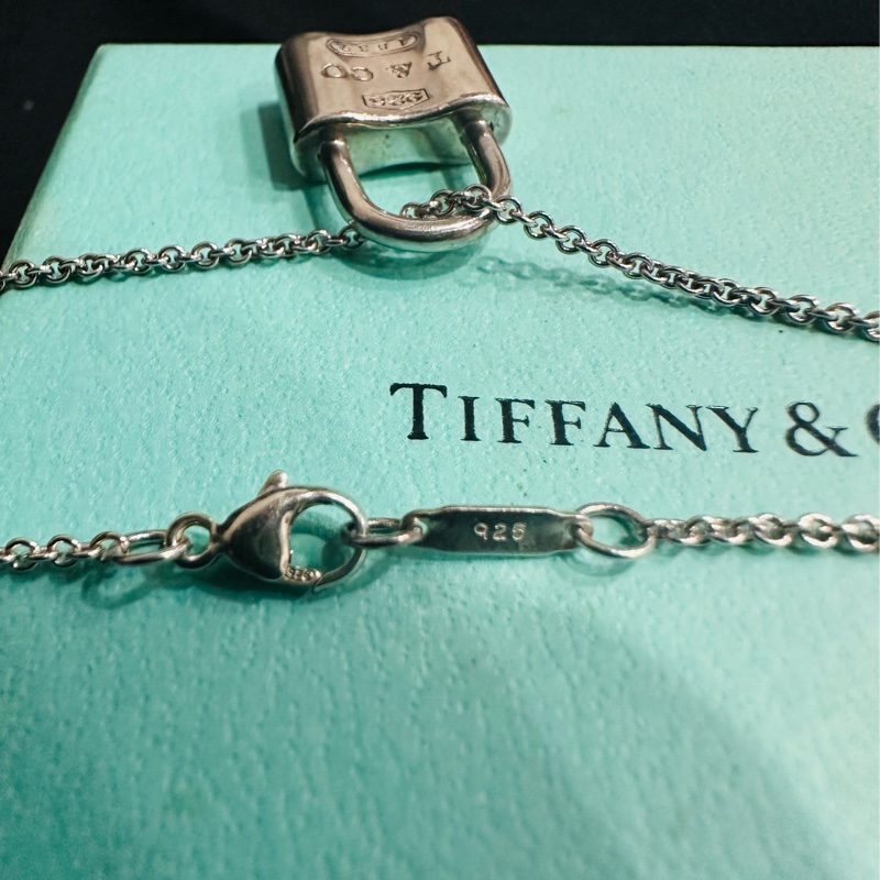 Tiffany&Co.1837系列愛情鎖頭925純銀項鍊-12