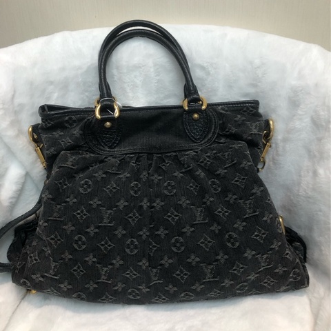 LV 黑色牛仔2WayTote XC065