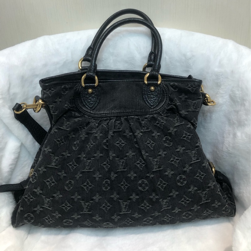 LV 黑色牛仔2Way石洗丹寧 XC065-1