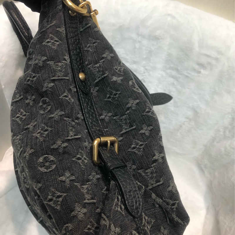 LV 黑色牛仔2Way石洗丹寧 XC065-2