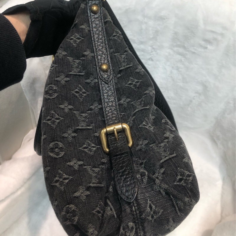 LV 黑色牛仔2Way石洗丹寧 XC065-3