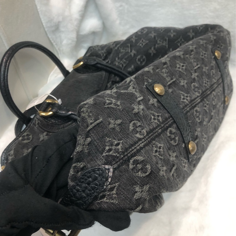 LV 黑色牛仔2Way石洗丹寧 XC065-10