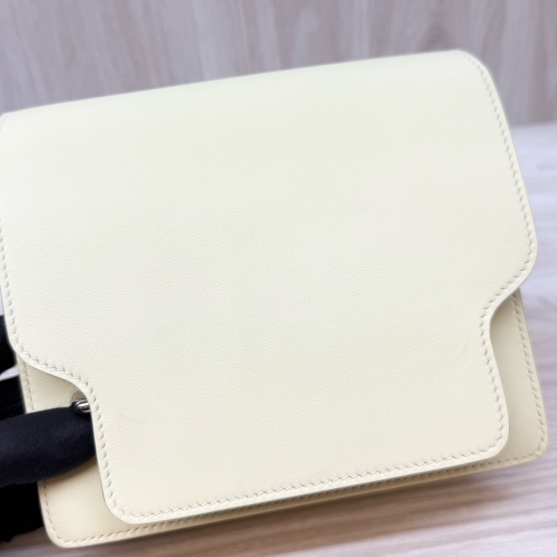 HERMES I8米爾頓黃swift銀釦Roulis Mini 18包H079195-17