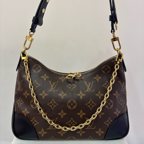LV(M)黑邊彎月 Boulogne 牛角包PM