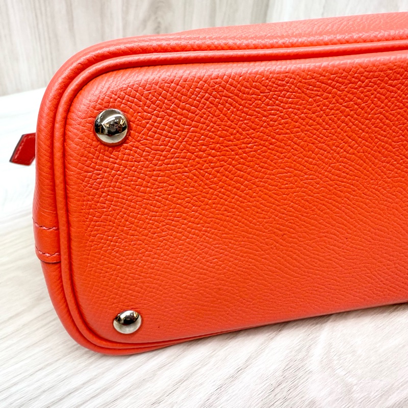 HermesT5玫瑰粉Epsom皮Bolide27手提側背H041693-18