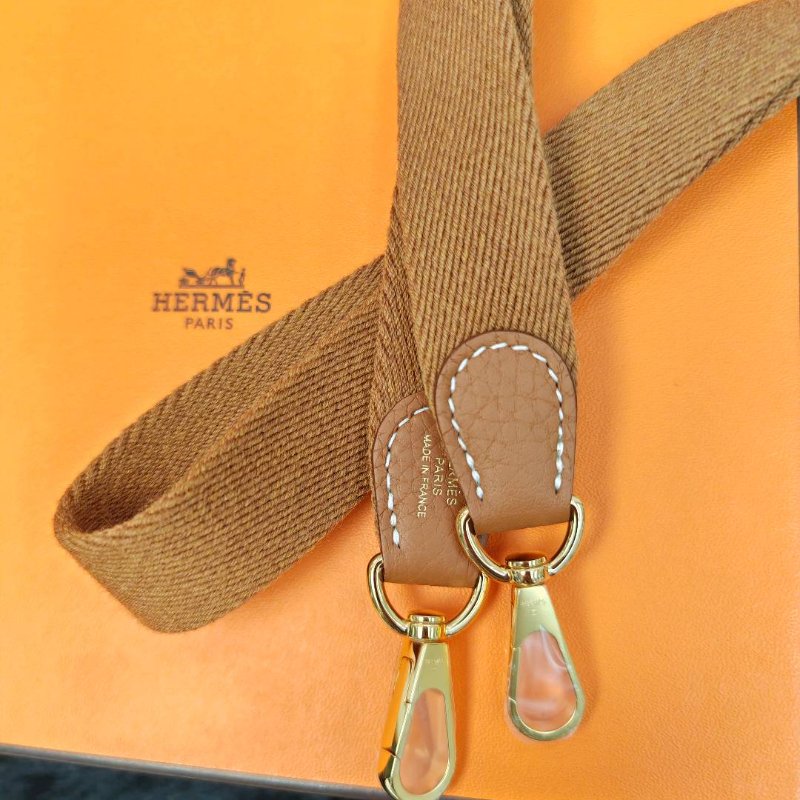 Hermès mini Evelyne 金棕色金扣 B刻-2