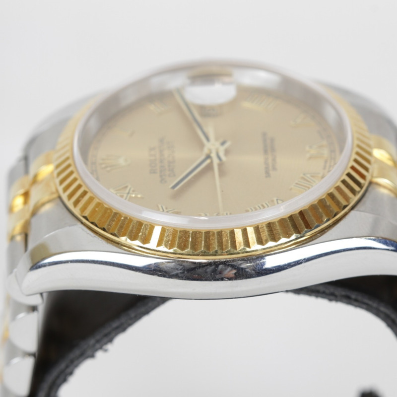 勞力士 Datejust 116233(附錶鍊)男士精鋼腕錶,金/銀色-5