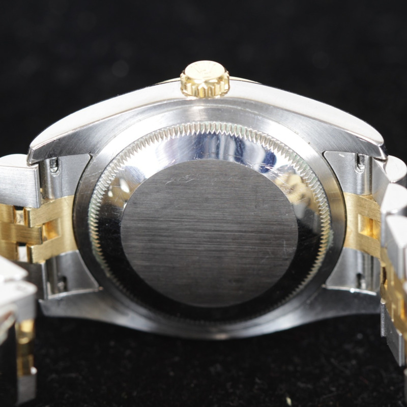 勞力士 Datejust 116233(附錶鍊)男士精鋼腕錶,金/銀色-7