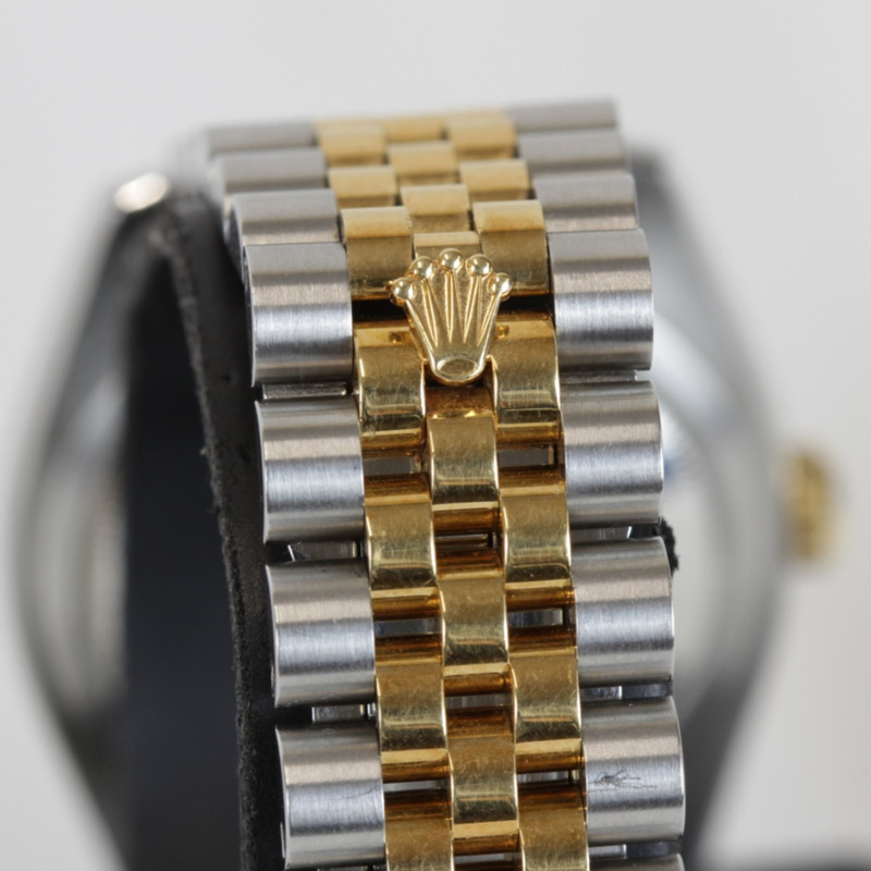 勞力士 Datejust 116233(附錶鍊)男士精鋼腕錶,金/銀色-14