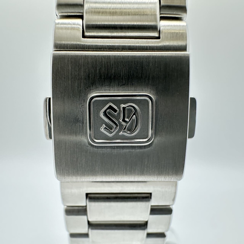 精工 Grand Seiko SBGX083 9F62-0AG0 男士腕錶,附日期顯示,石英機芯,銀/黑色錶盤-8