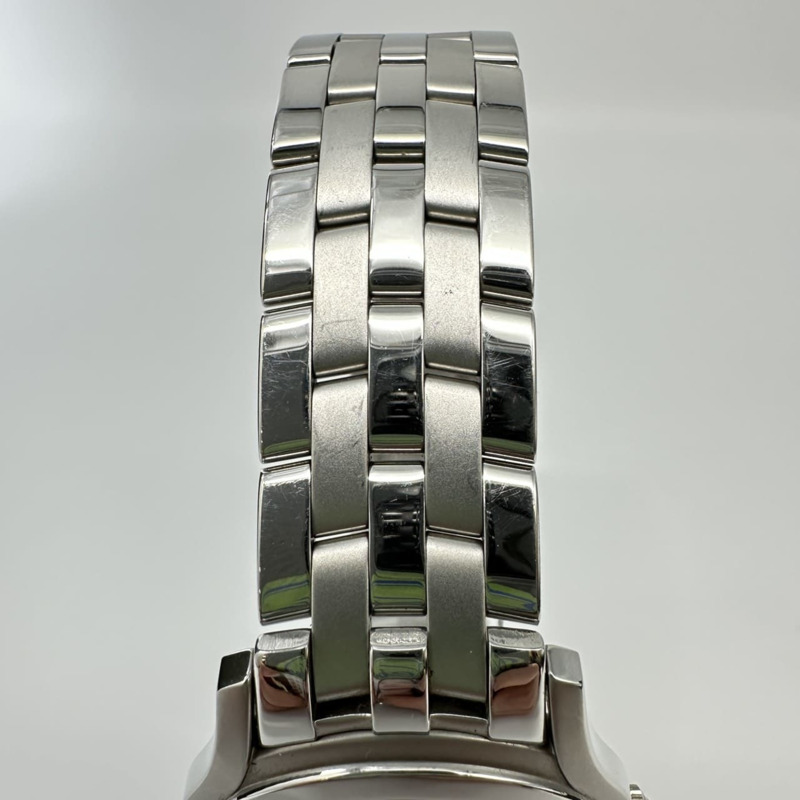 GUCCI 5500M 男士腕錶,日期顯示,石英機芯,電池供電,銀色錶殼,黑色錶盤-8