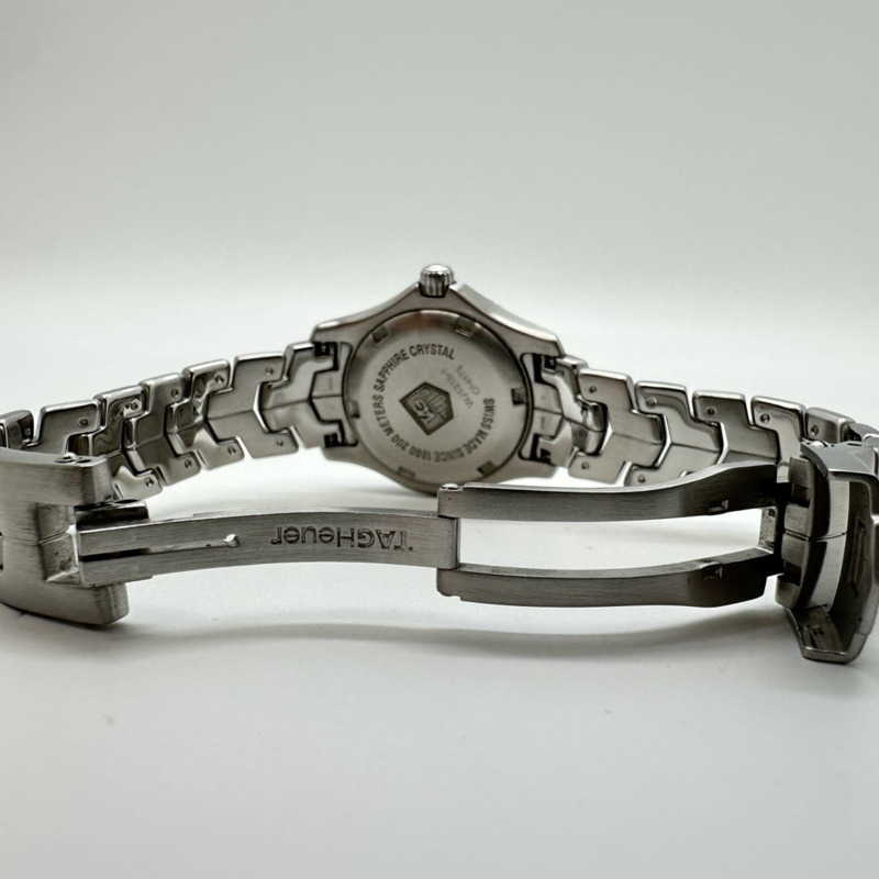 拋光 TAG HEUER Link WJ1315-1 手錶,日期顯示,石英機芯,銀色錶殼,粉紅色錶殼,女士款,ITIOC46FFZZE-5