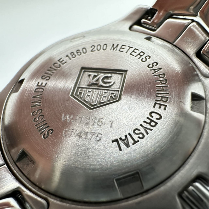 拋光 TAG HEUER Link WJ1315-1 手錶,日期顯示,石英機芯,銀色錶殼,粉紅色錶殼,女士款,ITIOC46FFZZE-7