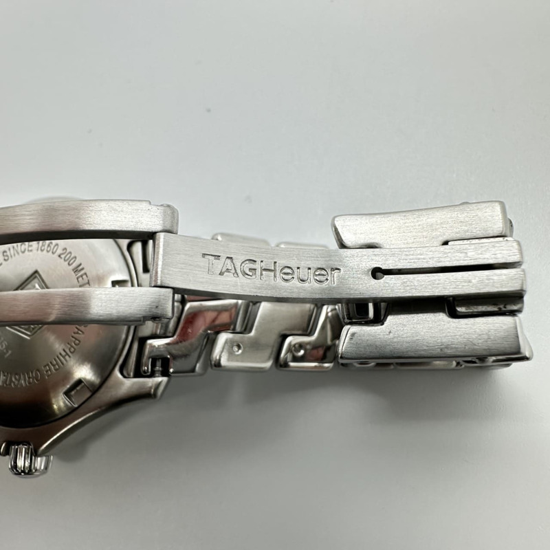 拋光 TAG HEUER Link WJ1315-1 手錶,日期顯示,石英機芯,銀色錶殼,粉紅色錶殼,女士款,ITIOC46FFZZE-8