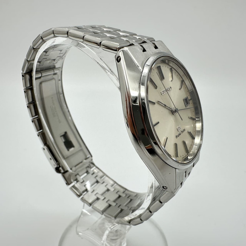 拋光精工 Grand Seiko SBGS003 9587-8000 手錶,日期顯示,石英錶,銀色-1