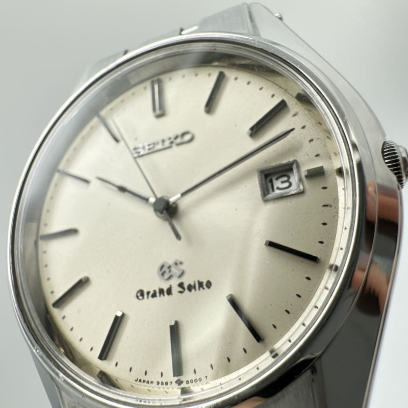 拋光精工 Grand Seiko SBGS003 9587-8000 手錶,日期顯示,石英錶,銀色-4