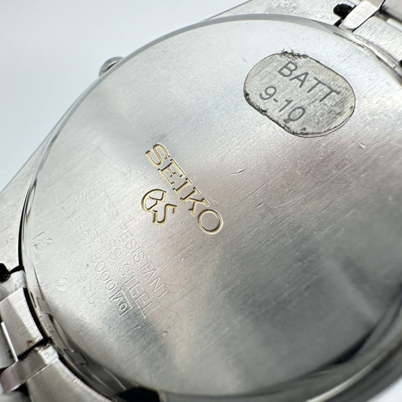 拋光精工 Grand Seiko SBGS003 9587-8000 手錶,日期顯示,石英錶,銀色-9