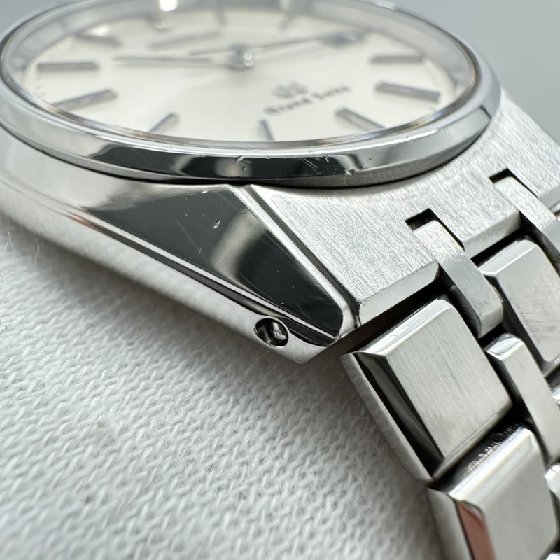 拋光精工 Grand Seiko SBGS003 9587-8000 手錶,日期顯示,石英錶,銀色-10