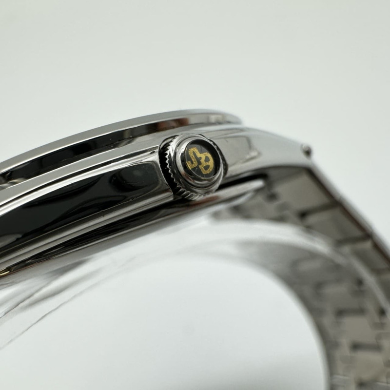 拋光精工 Grand Seiko SBGS003 9587-8000 手錶,日期顯示,石英錶,銀色-11