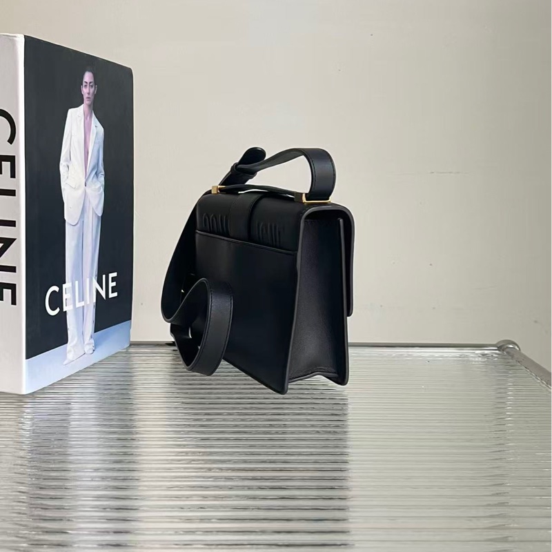 98新 Dior / 迪奧 蒙田30 Montaigne 牛皮小號 黑色全皮 ,尺寸:21×14-3