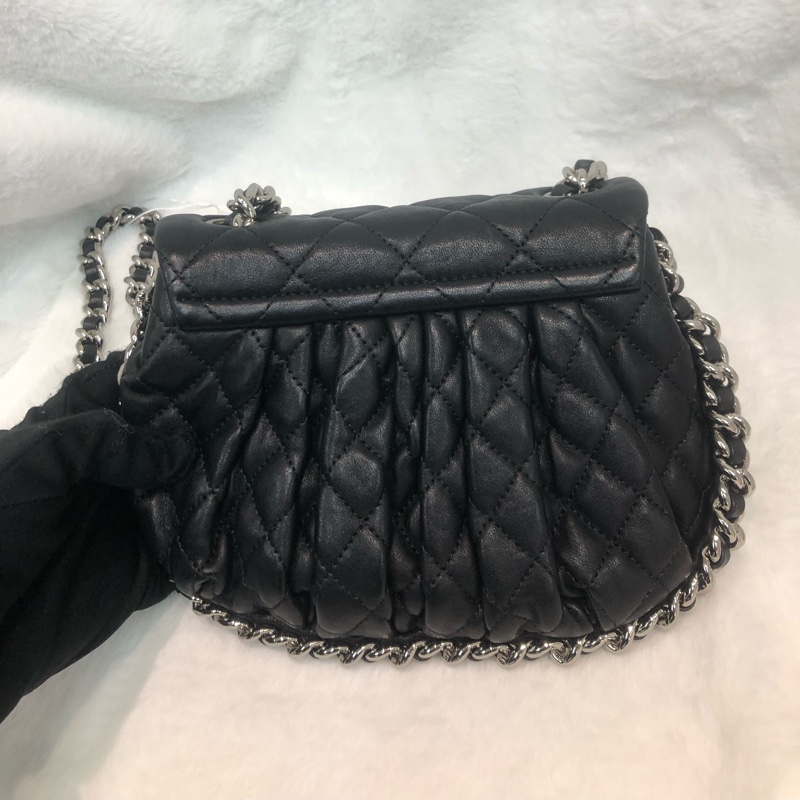 Chanel 黑銀燒賣袋 XC042-1