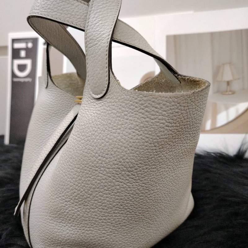 Hermès Picotin18 聖杯藍 金扣 U刻-2