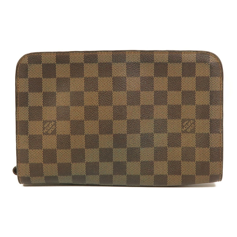 LOUIS VUITTON Damier Saint Louis Clutch Bag金扣手拿包-1