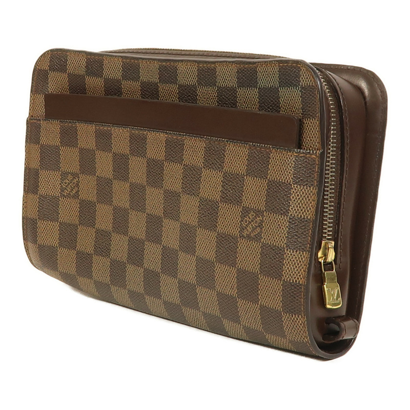 LOUIS VUITTON Damier Saint Louis Clutch Bag金扣手拿包-2