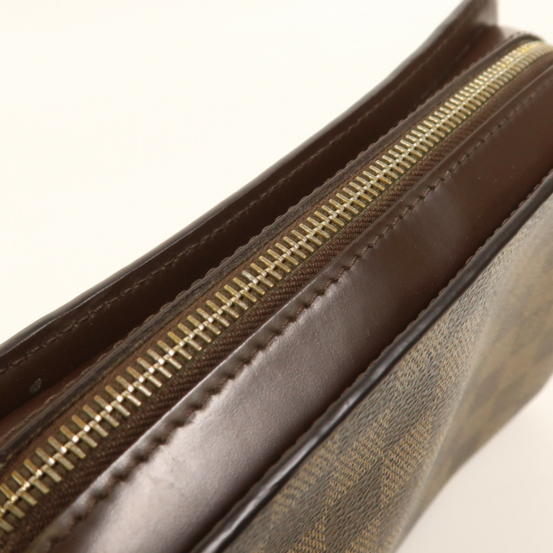 LOUIS VUITTON Damier Saint Louis Clutch Bag金扣手拿包-13