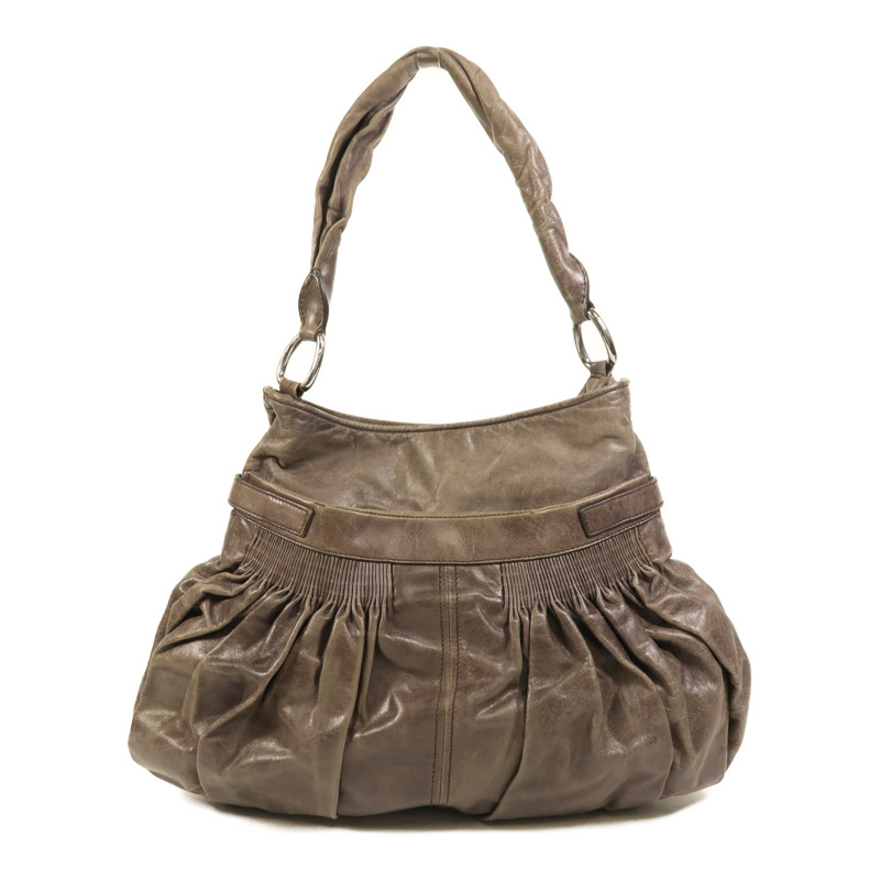 Miu Miu 牛皮皮革Shoulder Bag銀扣肩背袋-1