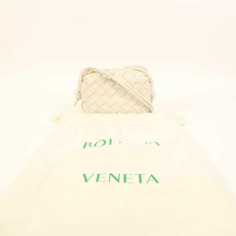 BOTTEGA VENETA 牛皮皮革Candy Loop金扣肩背袋-7