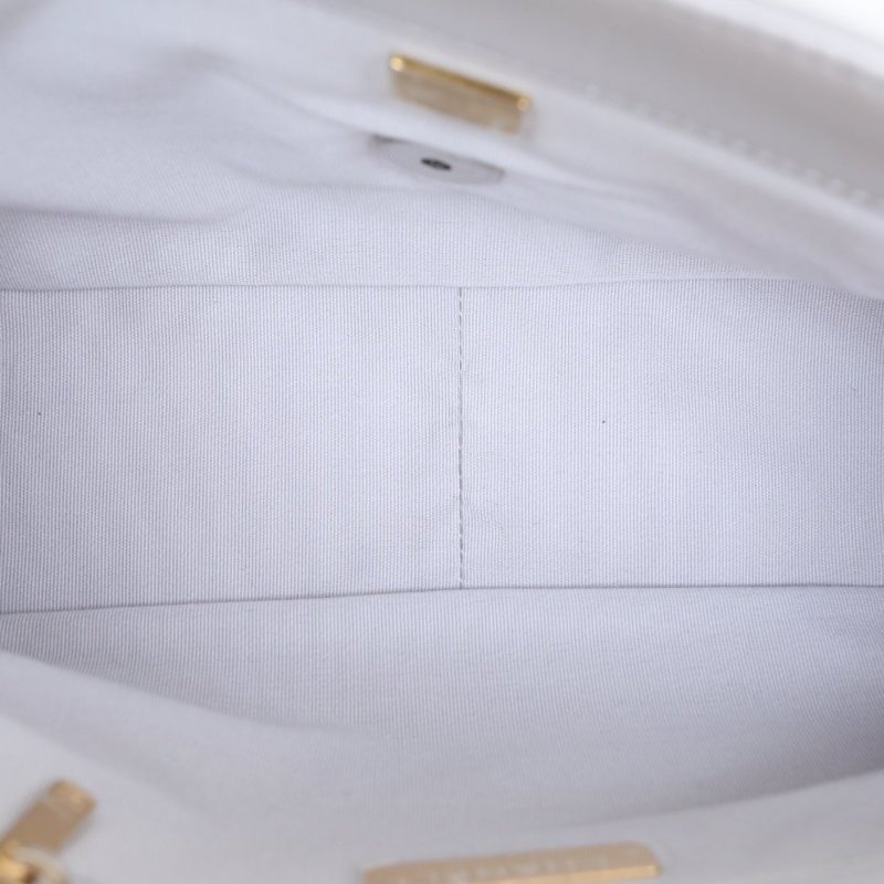 CHANEL 19BAG口蓋包中號30灰色羊皮晶片開金銀扣肩背包-3