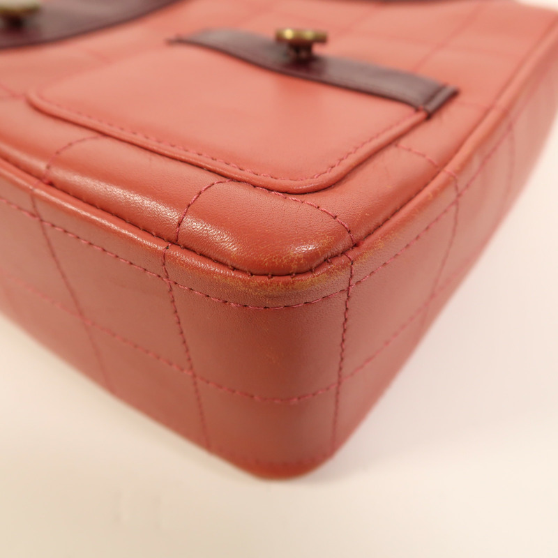 CHANEL 牛皮皮革Mademoiselle Jacket Bag金扣鏈帶肩背袋-11